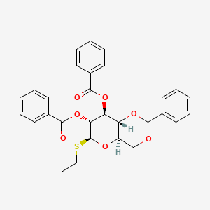 beta-D-Glucopyranoside, ethyl 4,6-O-(phenylmethylene)-1-thio-, dibenzoate