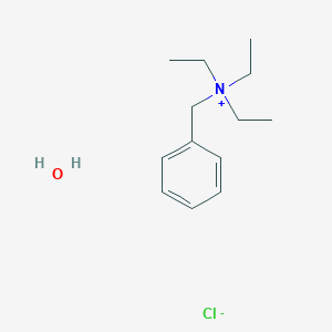 molecular formula C13H24ClNO B3251126 Benzyl(triethyl)azanium;chloride;hydrate CAS No. 207124-62-7