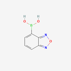 molecular formula C6H5BN2O3 B3251130 (2,1,3-Benzoxadiazol-4-yl)boronic acid CAS No. 207279-32-1