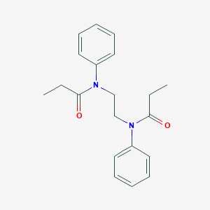 molecular formula C20H24N2O2 B325114 N-phenyl-N-[2-(propionylanilino)ethyl]propanamide 