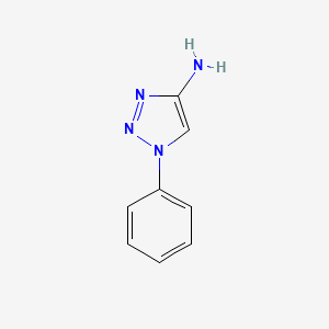 molecular formula C8H8N4 B3251158 1-phenyl-1H-1,2,3-triazol-4-amine CAS No. 2076-64-4