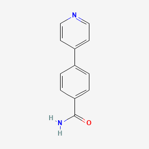 molecular formula C12H10N2O B3251198 4-(4-Pyridyl)benzamide CAS No. 207798-79-6