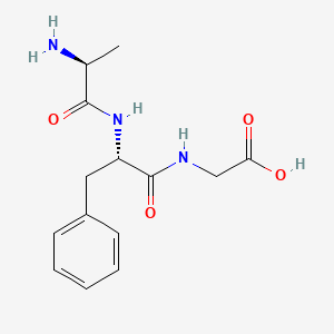 molecular formula C14H19N3O4 B3251230 H-Ala-Phe-Gly-OH CAS No. 20807-28-7