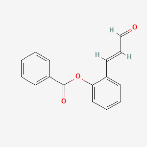 molecular formula C16H12O3 B3251235 2-(3-氧代丙-1-烯-1-基)苯甲酸苯酯 CAS No. 208118-56-3