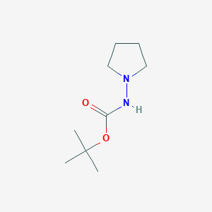 molecular formula C9H18N2O2 B3251242 Tert-butyl pyrrolidin-1-ylcarbamate CAS No. 208245-82-3