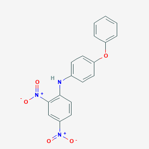 molecular formula C18H13N3O5 B325127 2,4-dinitro-N-(4-phenoxyphenyl)aniline 