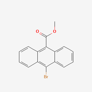 molecular formula C16H11BrO2 B3251279 Methyl 10-bromoanthracene-9-carboxylate CAS No. 2086-18-2