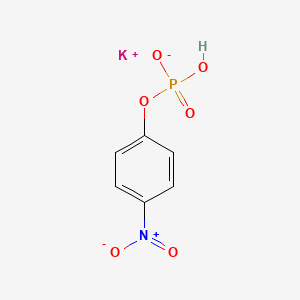 molecular formula C6H5KNO6P B3251284 Potassium 4-nitrophenyl hydrogenphosphate CAS No. 208651-58-5