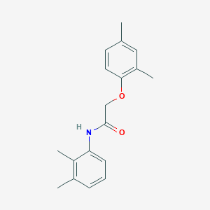 molecular formula C18H21NO2 B325129 2-(2,4-dimethylphenoxy)-N-(2,3-dimethylphenyl)acetamide 