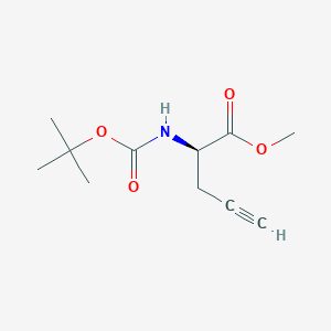 (R)-2-(Boc-amino)-4-pentynoic acid methyl ester