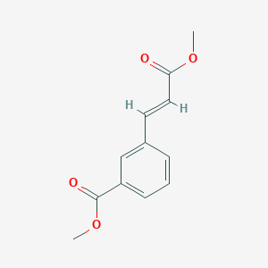molecular formula C12H12O4 B3251310 3-(Methoxycarbonyl)cinnamic acid methyl ester CAS No. 20883-93-6