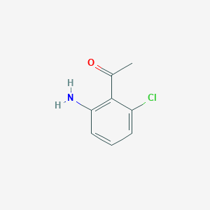 B3251340 1-(2-Amino-6-chlorophenyl)ethanone CAS No. 20895-91-4