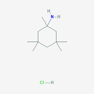 molecular formula C11H24ClN B3251381 1,3,3,5,5-pentamethylcyclohexan-1-amine Hydrochloride CAS No. 209185-99-9