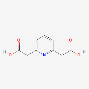 molecular formula C9H9NO4 B3251401 2,6-Pyridinediacetic acid CAS No. 209215-55-4