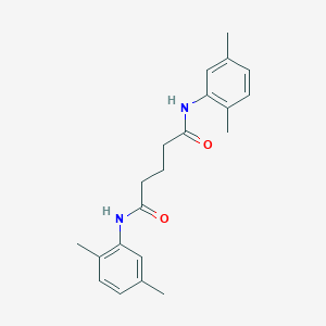 molecular formula C21H26N2O2 B325141 N,N'-bis(2,5-dimethylphenyl)pentanediamide 