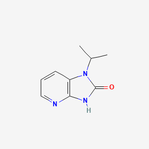 molecular formula C9H11N3O B3251419 2H-Imidazo[4,5-b]pyridin-2-one, 1,3-dihydro-1-(1-methylethyl)- CAS No. 20934-70-7