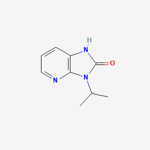 molecular formula C9H11N3O B3251423 3-isopropyl-1,3-dihydro-2H-imidazo[4,5-b]pyridin-2-one CAS No. 20934-71-8