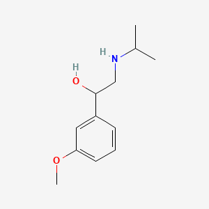 molecular formula C12H19NO2 B3251425 2-Isopropylamino-1-(3-Methoxy-Phenyl)-Ethanol CAS No. 20938-79-8