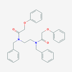 molecular formula C32H32N2O4 B325147 N,N'-1,2-ethanediylbis(N-benzyl-2-phenoxyacetamide) 