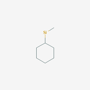molecular formula C7H14Si B3251475 Cyclohexane, (methylsilyl)- CAS No. 2096-99-3