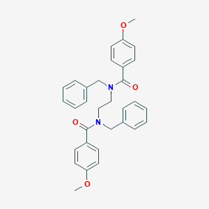 molecular formula C32H32N2O4 B325149 N-benzyl-N-{2-[benzyl(4-methoxybenzoyl)amino]ethyl}-4-methoxybenzamide 