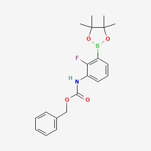 3-(Cbz-Amino)-2-fluorophenylboronic acid, pinacol ester