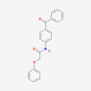 molecular formula C21H17NO3 B325156 N-(4-benzoylphenyl)-2-phenoxyacetamide 