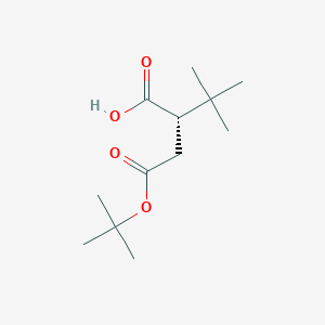 (S)-2-(2-tert-butoxy-2-oxoethyl)-3,3-dimethylbutanoic acid