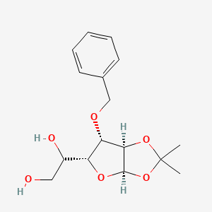 molecular formula C16H22O6 B3251589 3-O-Benzyl-1,2-O-isopropylidene-alpha-D-glucofuranose CAS No. 210100-63-3