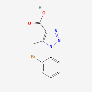 1-(2-bromophenyl)-5-methyl-1H-1,2,3-triazole-4-carboxylic acid