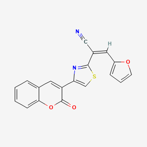 3-Furan-2-yl-2-[4-(2-oxo-2H-chromen-3-yl)-thiazol-2-yl]-acrylonitrile