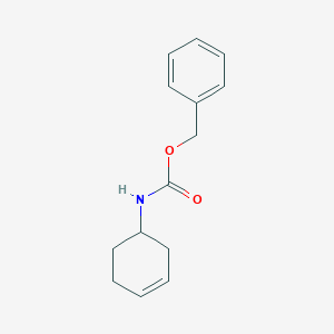 molecular formula C14H17NO2 B3251658 (3-Cyclohexenyl)carbamic acid benzyl ester CAS No. 210574-45-1