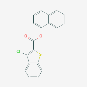 molecular formula C19H11ClO2S B325168 Naphthalen-1-yl 3-chloro-1-benzothiophene-2-carboxylate 
