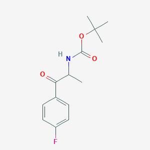 tert-Butyl (1-(4-fluorophenyl)-1-oxopropan-2-yl)carbamate