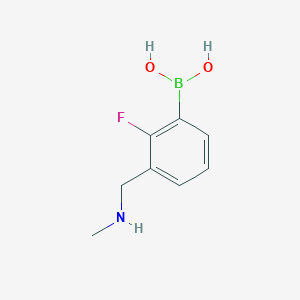 3-(N-methylaminomethyl)-2-fluorophenylboronic acid