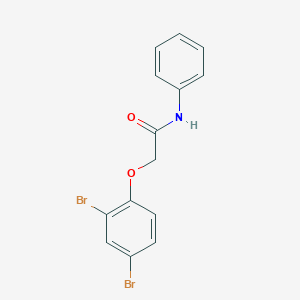 molecular formula C14H11Br2NO2 B325196 2-(2,4-dibromophenoxy)-N-phenylacetamide 