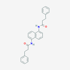 molecular formula C28H26N2O2 B325197 N,N'-1,5-naphthalenediylbis(3-phenylpropanamide) 