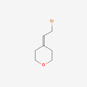 4-(2-Bromoethylidene)oxane