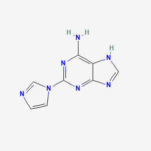 2-(1H-imidazol-1-yl)-1H-purin-6-amine