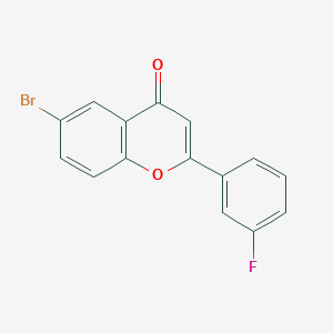 6-Bromo-2-(3-fluorophenyl)-4H-chromen-4-one