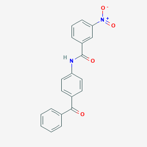 molecular formula C20H14N2O4 B325212 N-(4-benzoylphenyl)-3-nitrobenzamide 