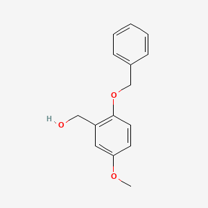 molecular formula C15H16O3 B3252143 (2-Benzyloxy-5-methoxy-phenyl)-methanol CAS No. 214072-73-8