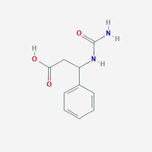 molecular formula C10H12N2O3 B3252168 3-(Carbamoylamino)-3-phenylpropanoic acid CAS No. 21428-07-9