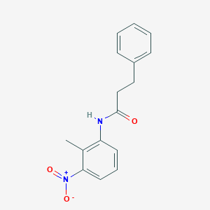molecular formula C16H16N2O3 B325218 N-(2-methyl-3-nitrophenyl)-3-phenylpropanamide 