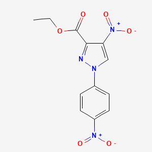 Ethyl 4-nitro-1-(4-nitrophenyl)-1H-pyrazole-3-carboxylate