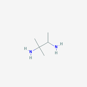 molecular formula C5H14N2 B3252191 2-Methylbutane-2,3-diamine CAS No. 214559-09-8