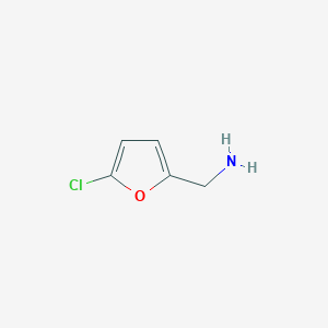 molecular formula C5H6ClNO B3252216 (5-Chloro-2-furyl)methylamine CAS No. 214759-18-9