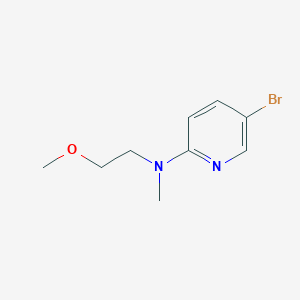 molecular formula C9H13BrN2O B3252233 5-bromo-N-(2-methoxyethyl)-N-methylpyridin-2-amine CAS No. 214831-64-8
