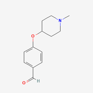 4-(1-Methylpiperidin-4-yloxy)benzaldehyde