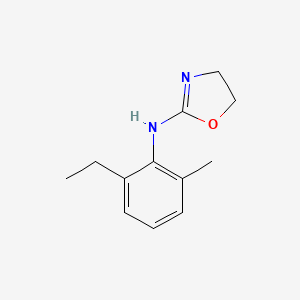 molecular formula C12H16N2O B3252282 2-Oxazolamine, N-(2-ethyl-6-methylphenyl)-4,5-dihydro- CAS No. 21548-50-5
